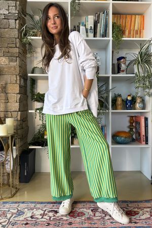 Sunday Morning Demi Bloom Pant Lime / Emerald